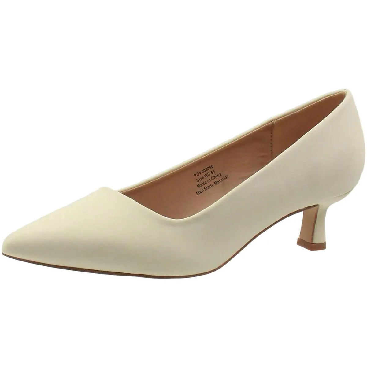 008050 Womens Solid Manmade Pumps