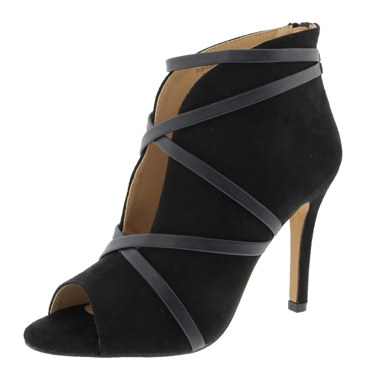 008611 Womens Strappy Man Made Pumps