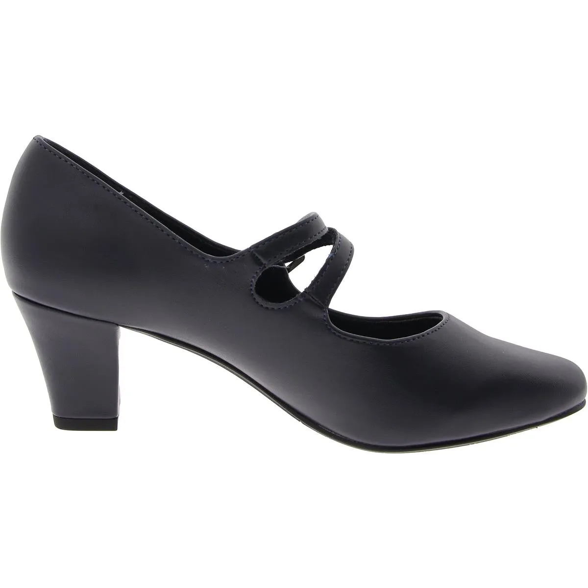 312420 Womens Adjustable Manmade Block Heels