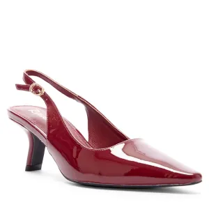 Abella Heel in Cherry Patent