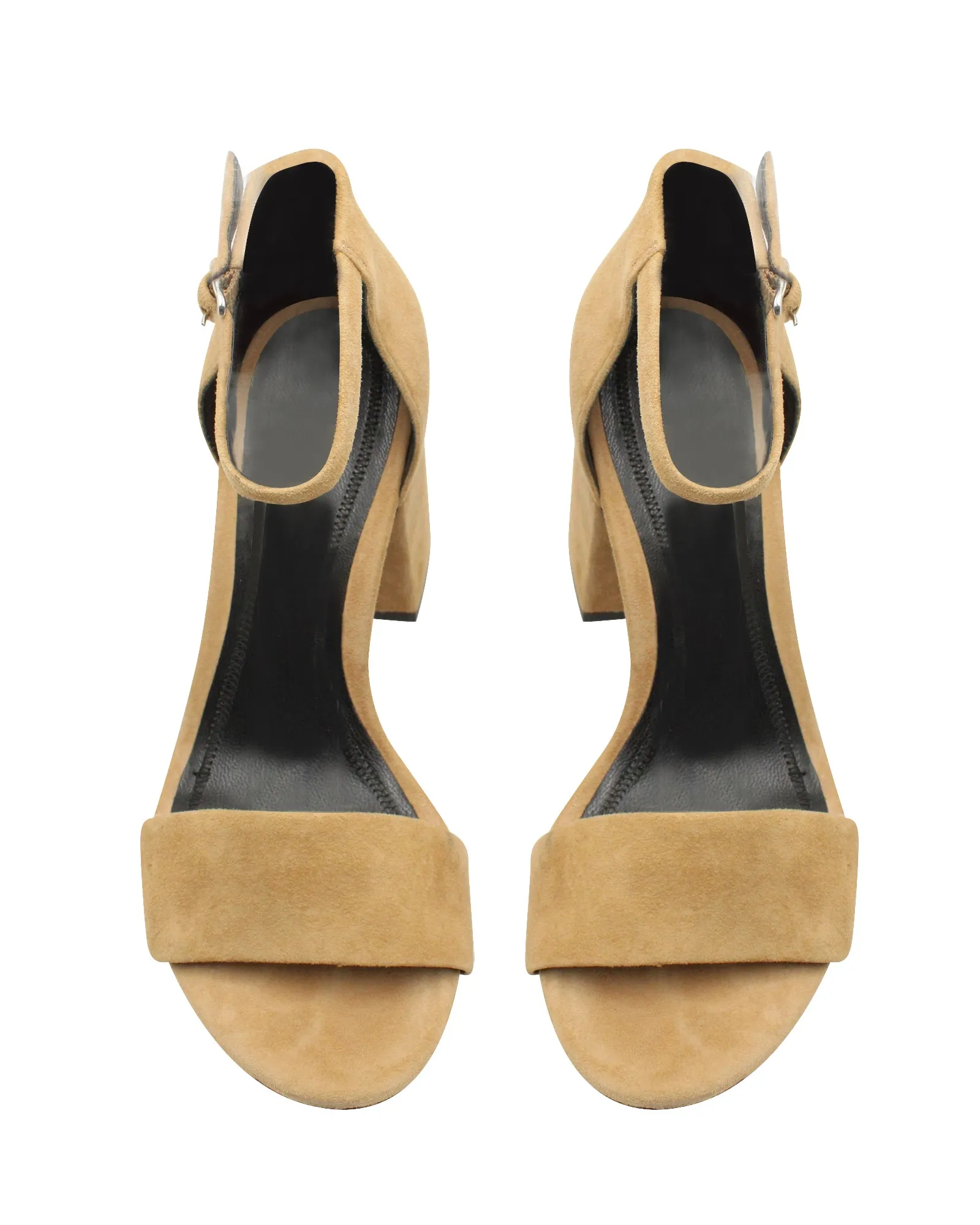 Alexander Wang Abby Sandals in Tan Suede