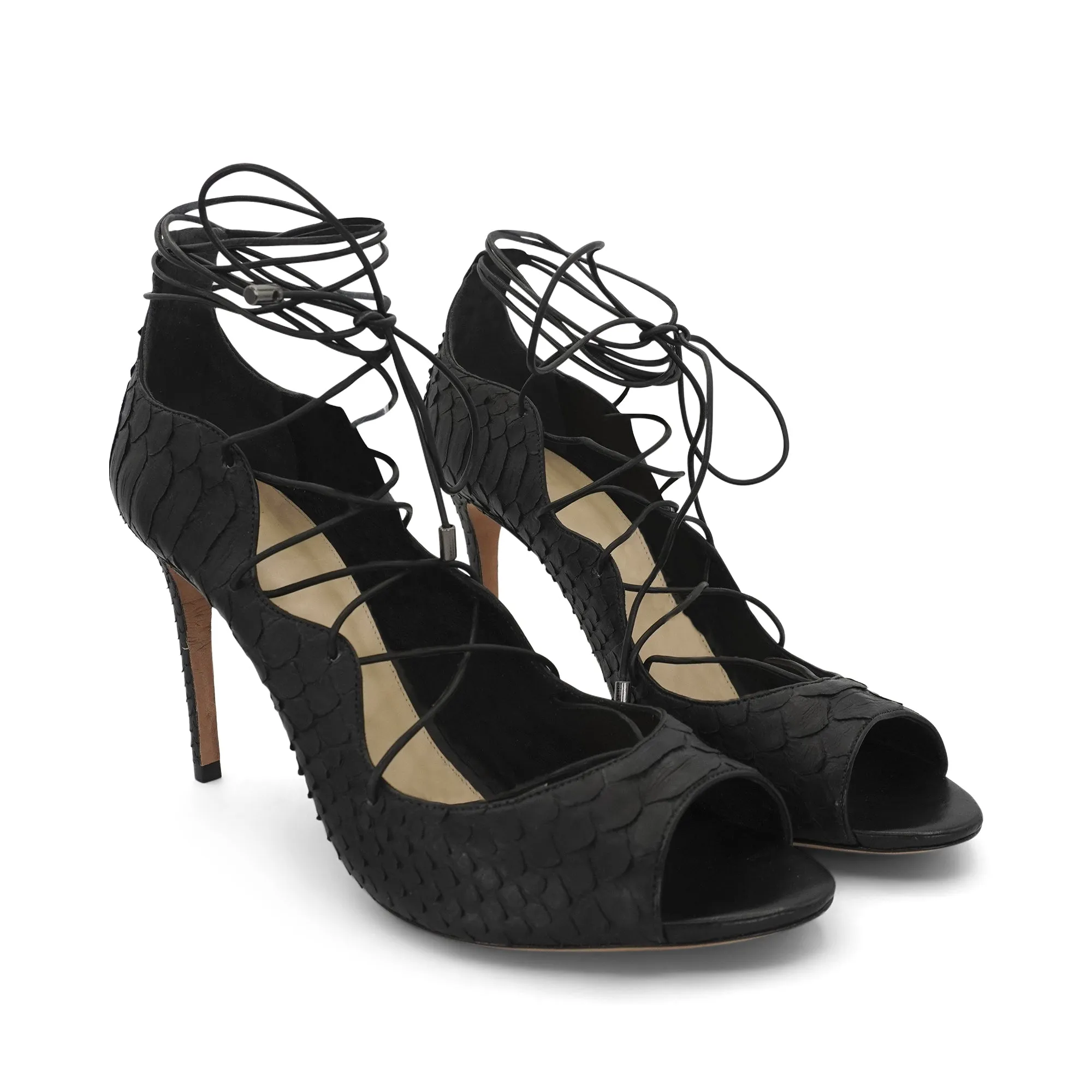 Alexandre Birman Snakeskin Heels - Women's 41