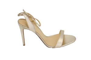 Alexandre Birman Willow 100 Heels in Metallic Gold  Leather