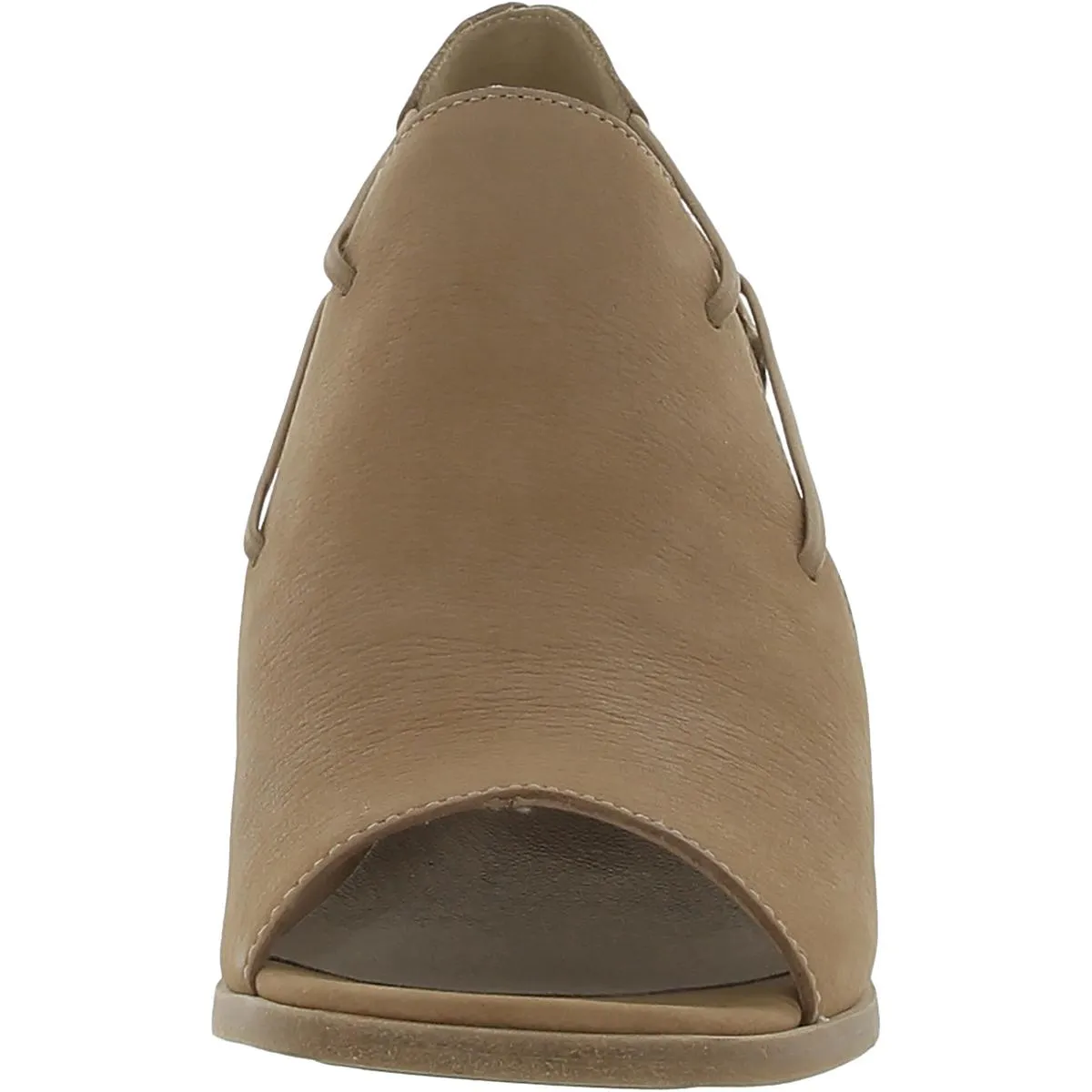 Alfie Womens Nubuck Open Toe Block Heels