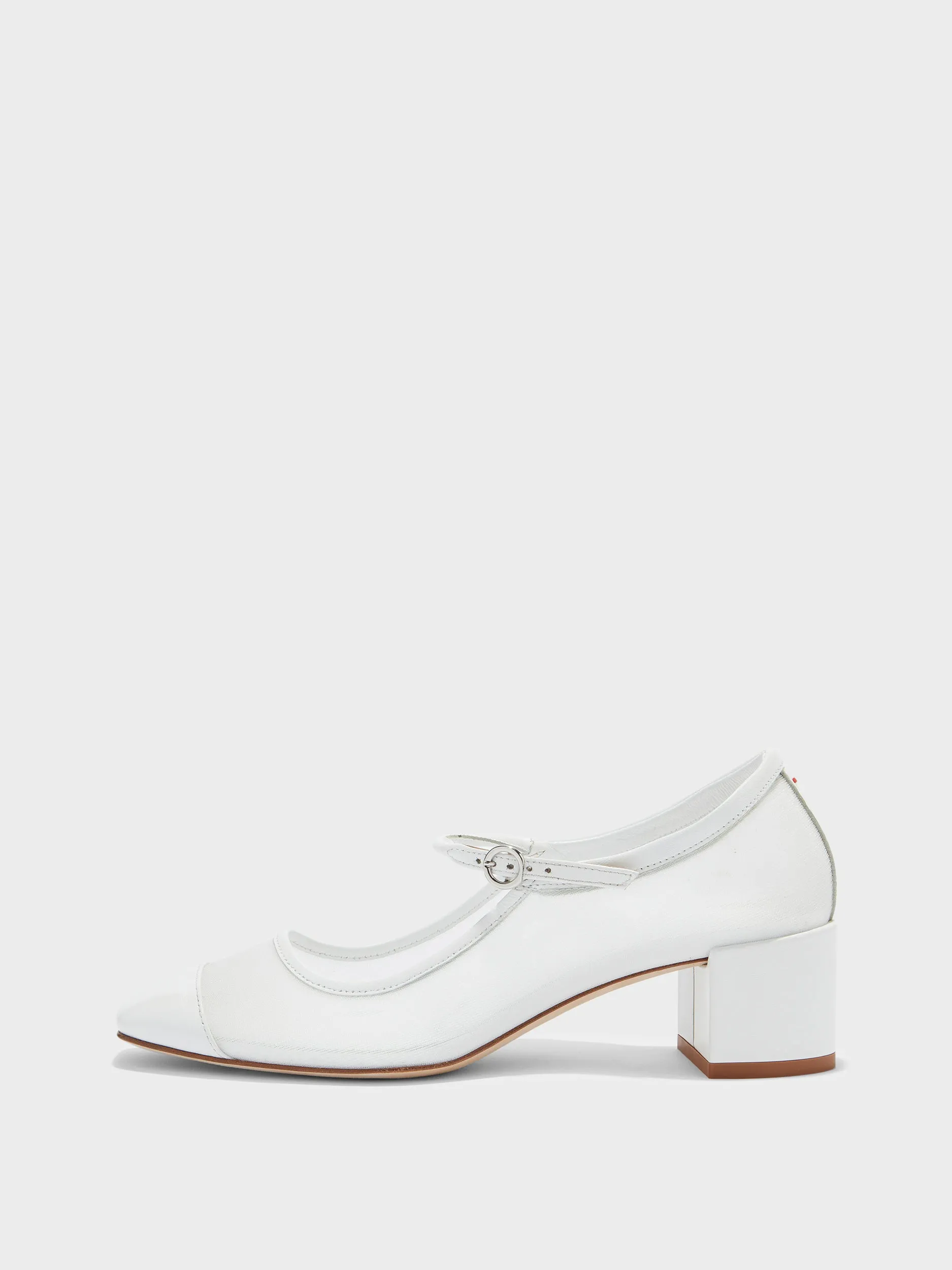 Aline Mesh Mary-Jane Pumps