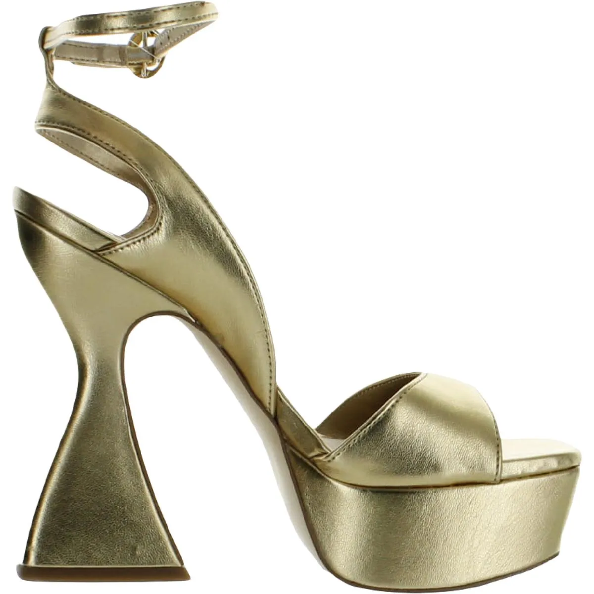 Alisa Womens Block Heel Platform Heels