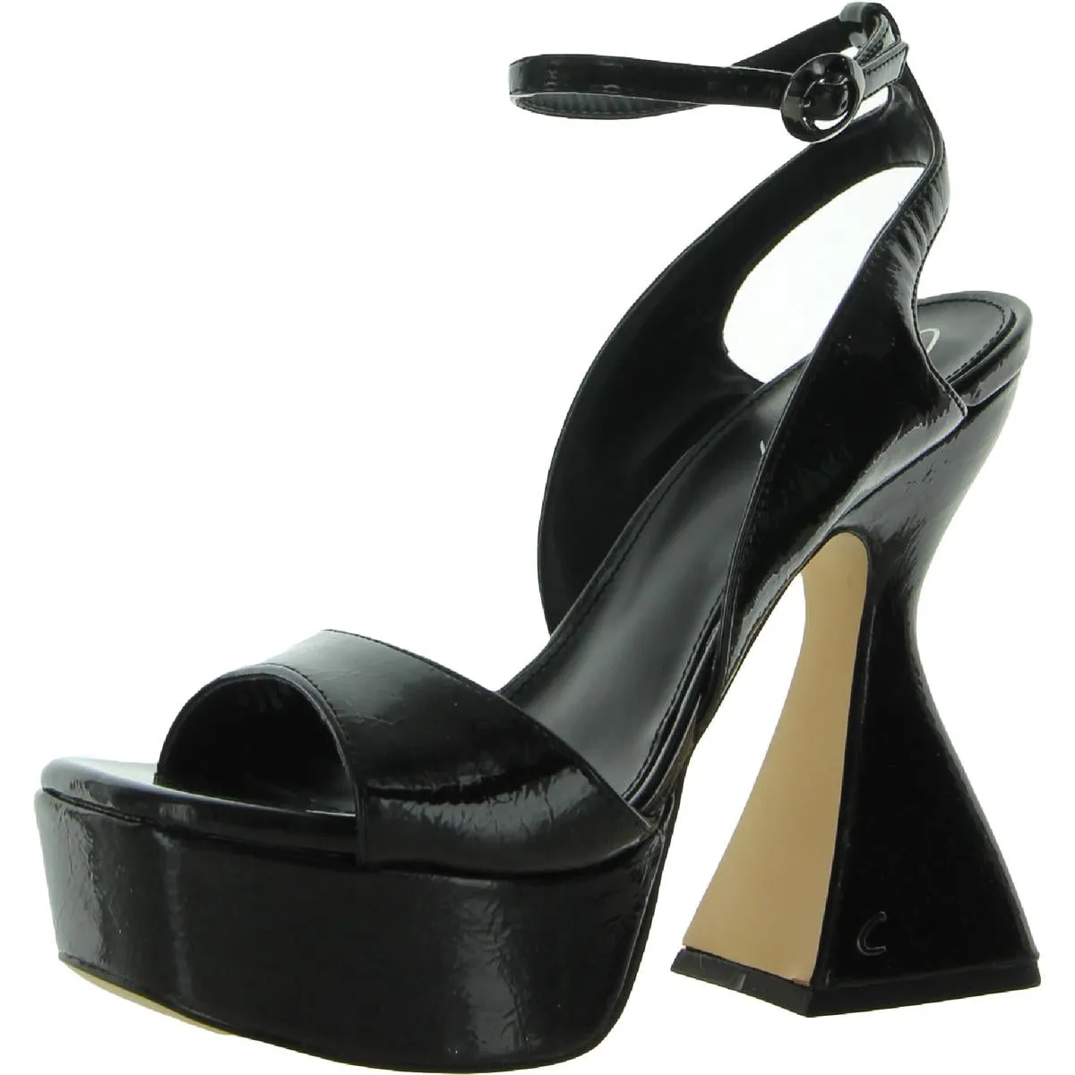 Alisa Womens Block Heel Platform Heels