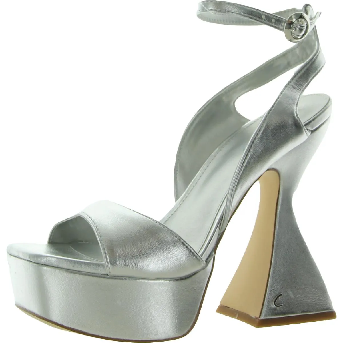 Alisa Womens Block Heel Platform Heels