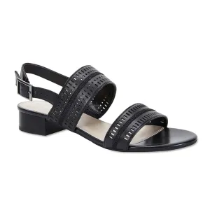 Altona Heel in Black Leather