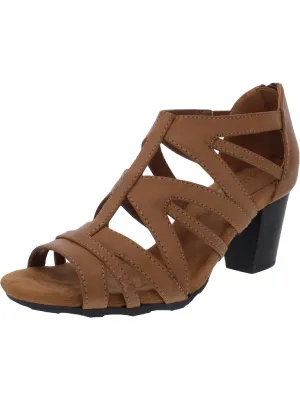 Amaze Womens Faux Leather Open Toe Sandals Shoes