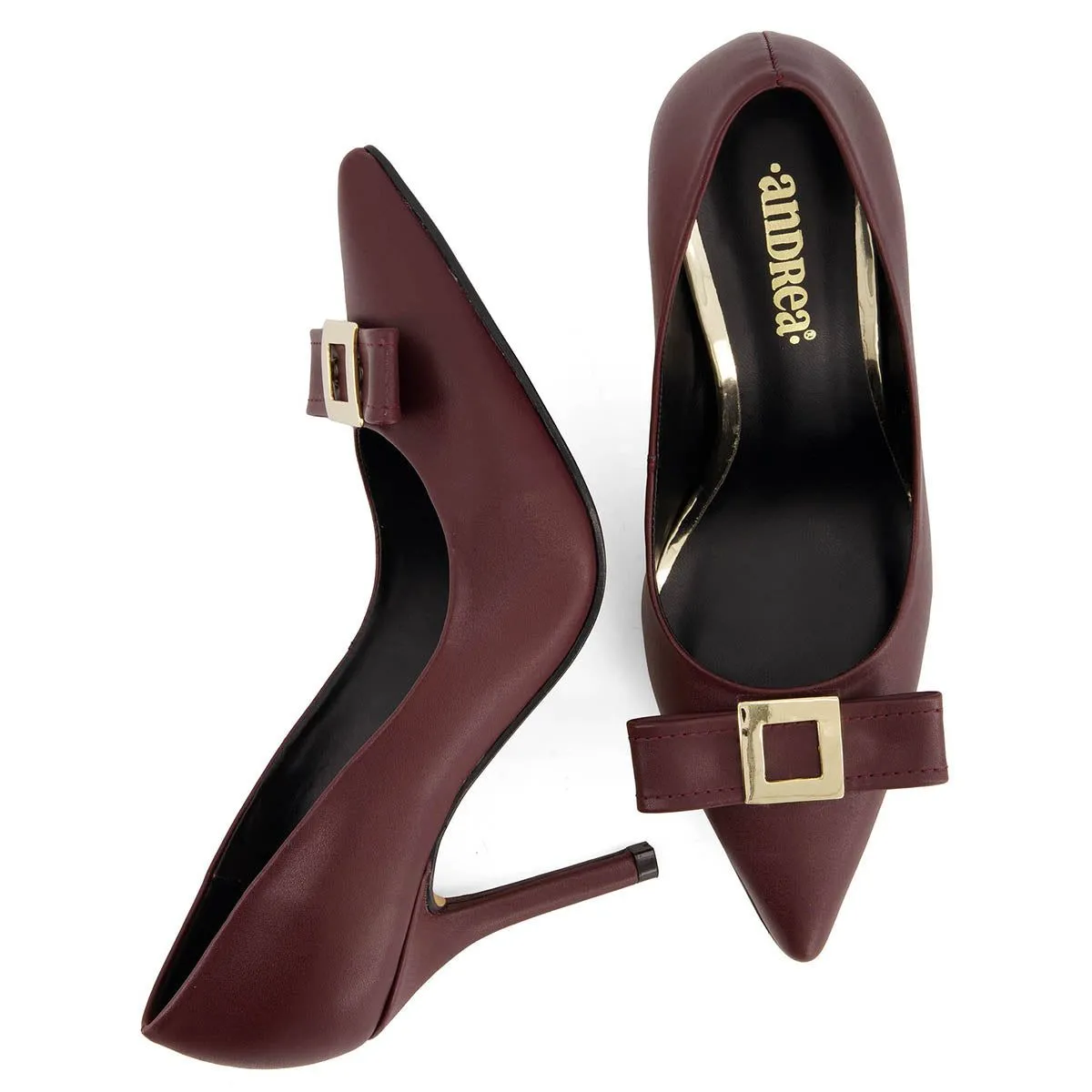 Andrea Fashion Bow Stiletto Pumps