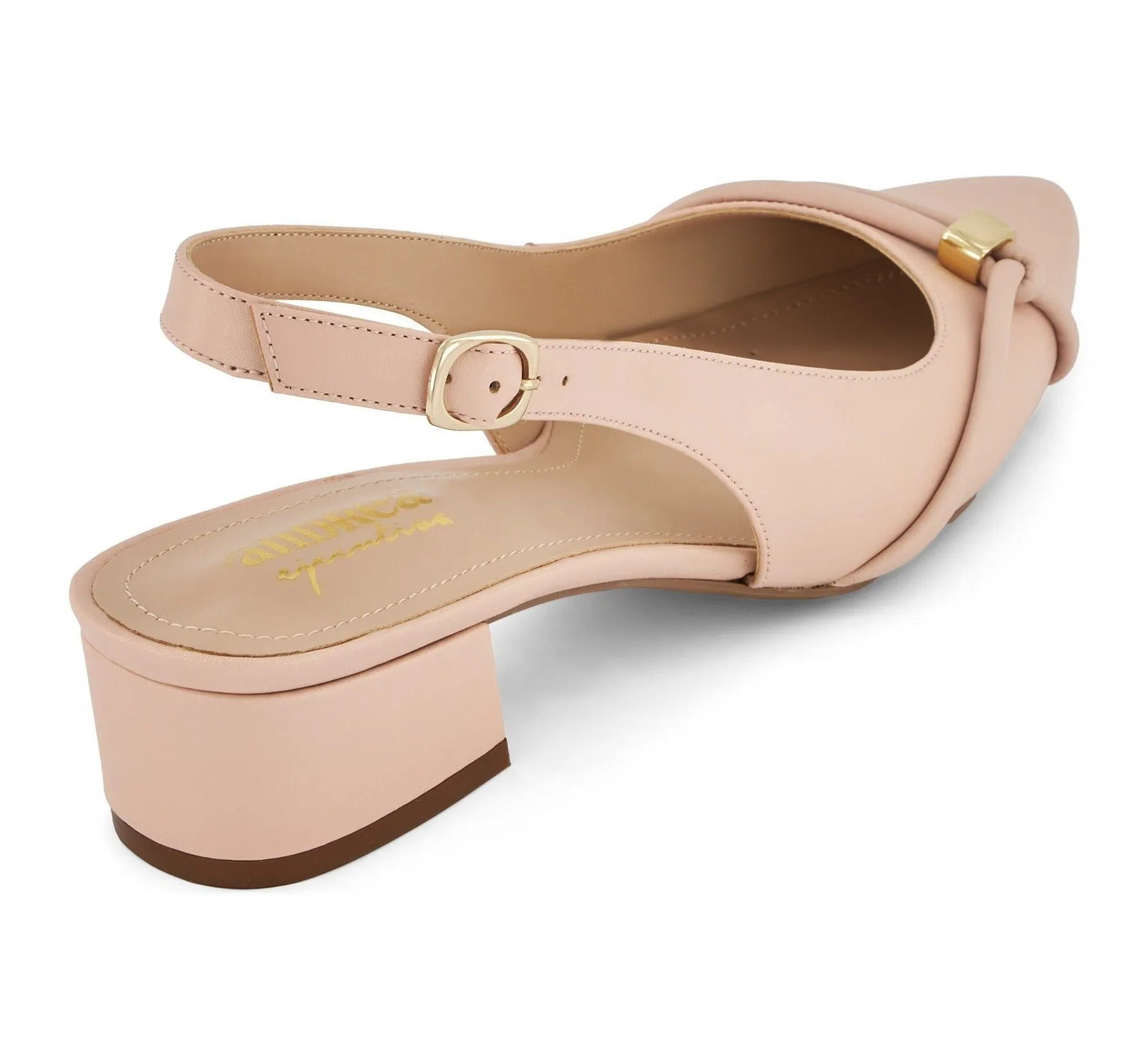 Andrea Slingback Low Heel Pumps
