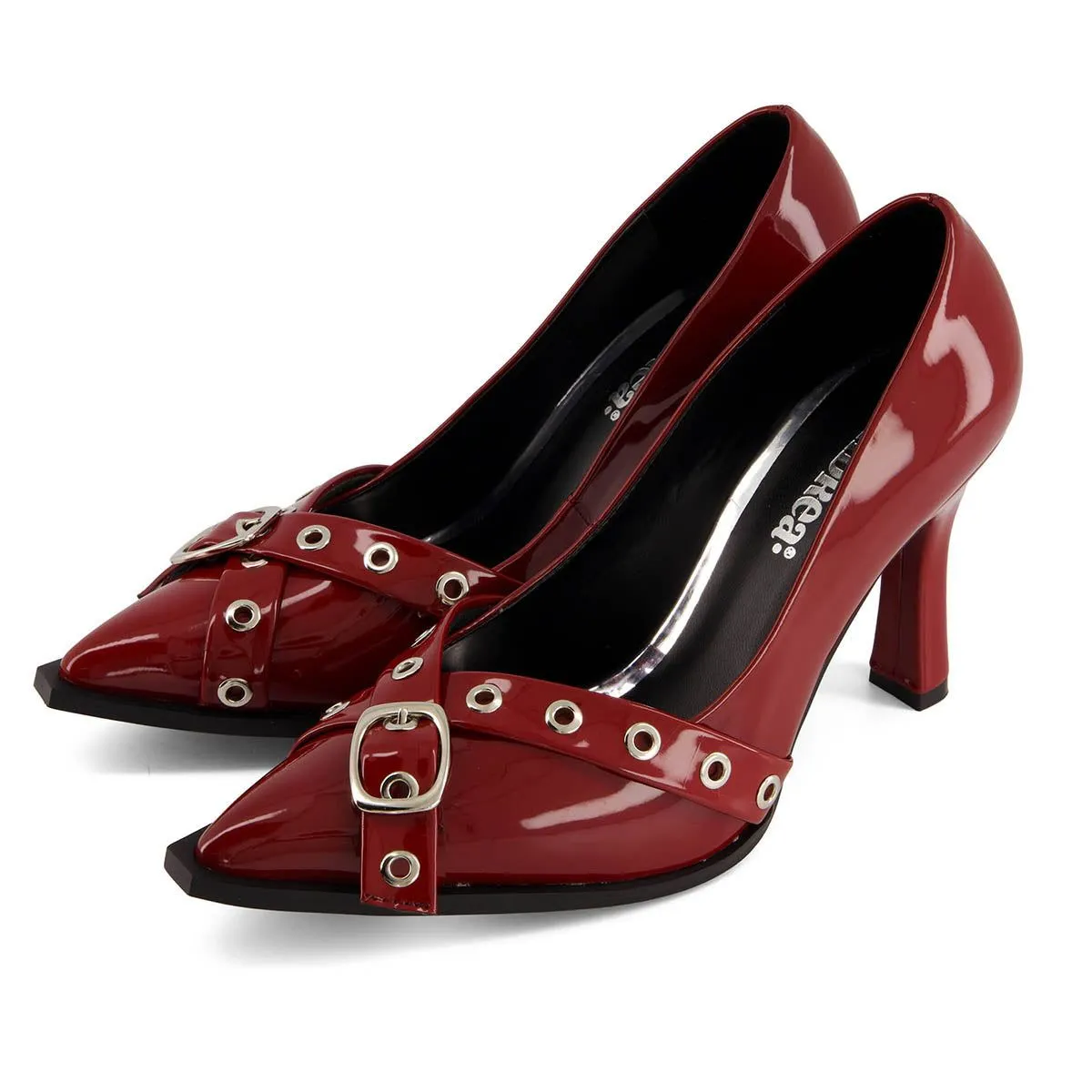 Andrea Stilettos With Double Strap Ornament