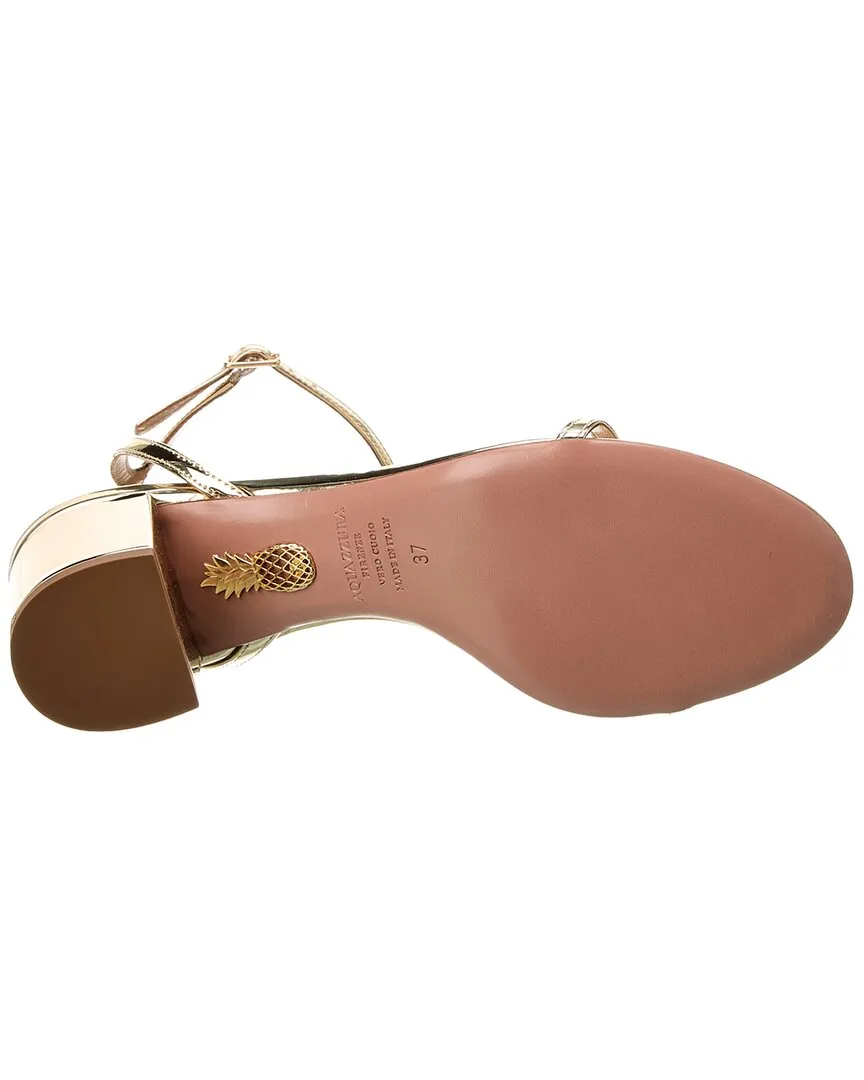 Aquazzura Deneuve Bow 50 Vinyl Pump