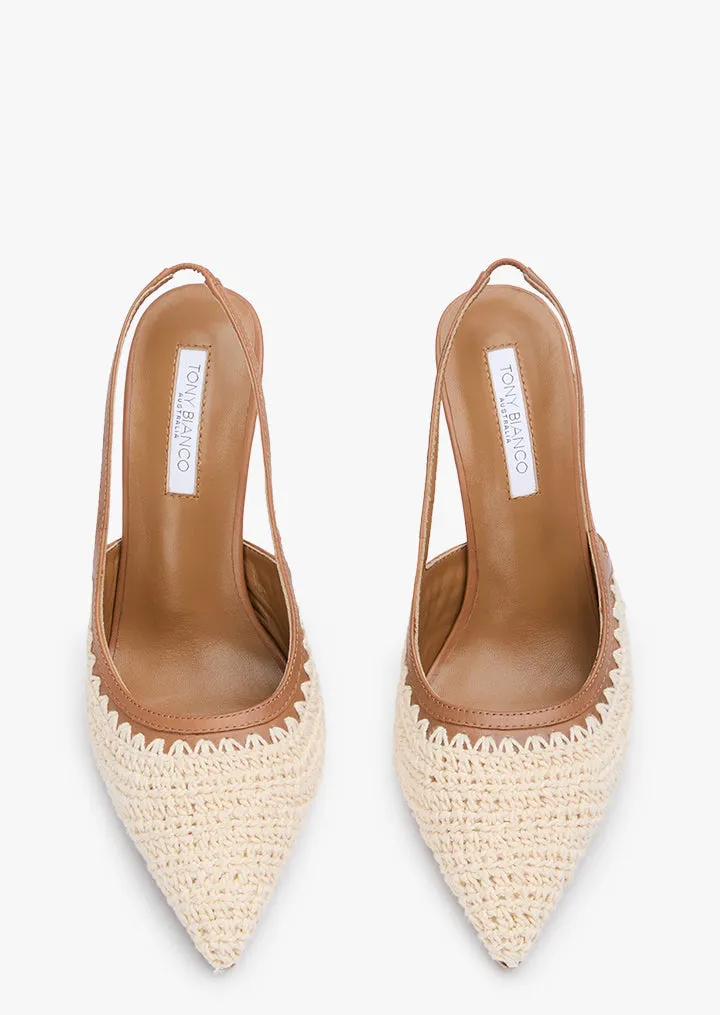 Athena Natural Crochet/Tan