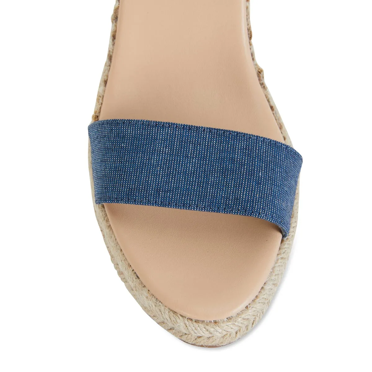 Audrey Espadrille in Denim Fabric