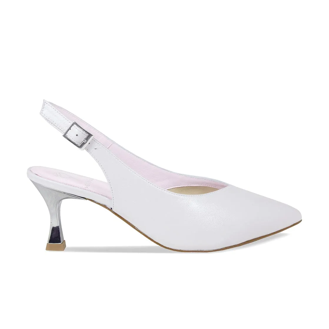Audrey: Pale Gray Leather