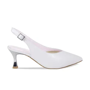 Audrey: Pale Gray Leather