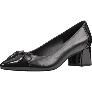 Azia Womens Suede Slip On Block Heels