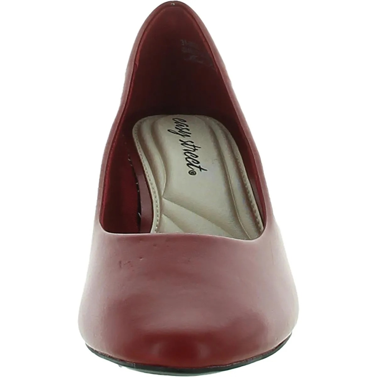Ballar Womens Faux Leather Slip On Pumps