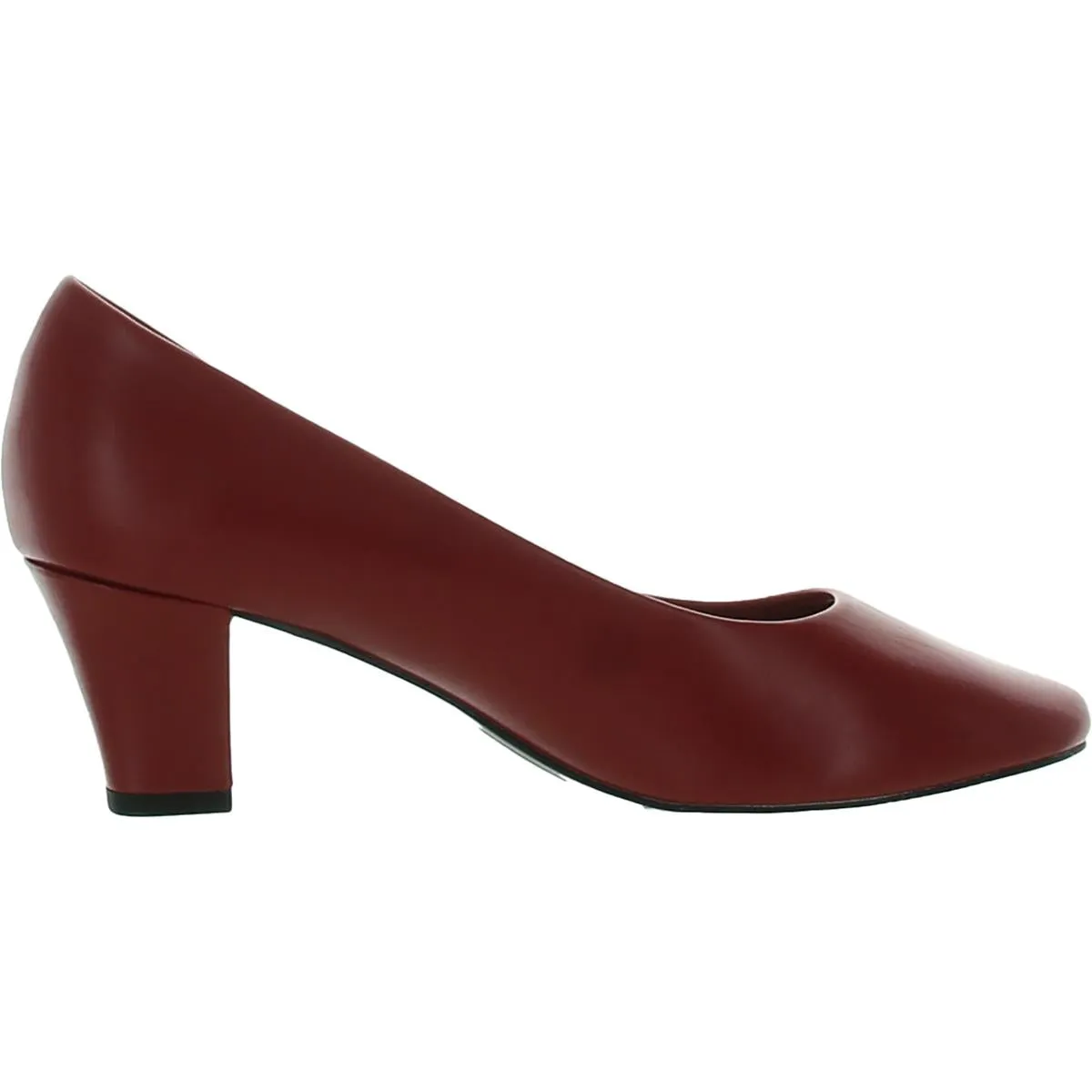 Ballar Womens Faux Leather Slip On Pumps