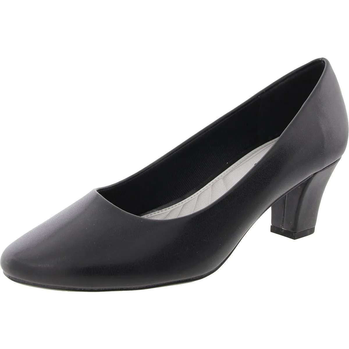 Ballari Womens Padded Insole Faux Leather Pumps