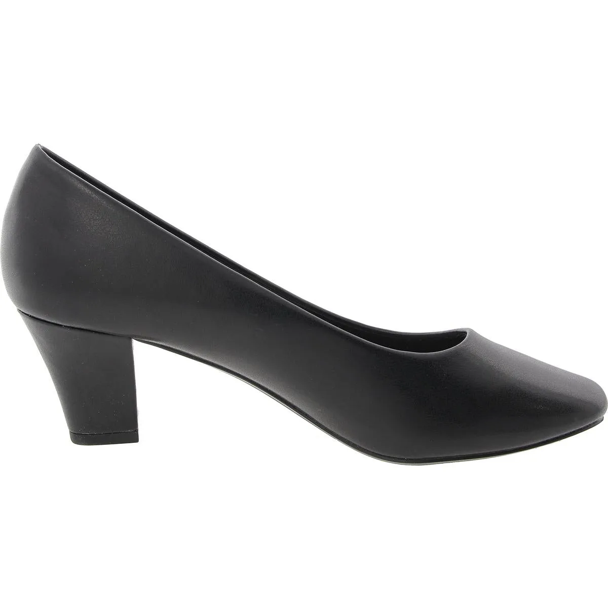 Ballari Womens Padded Insole Faux Leather Pumps