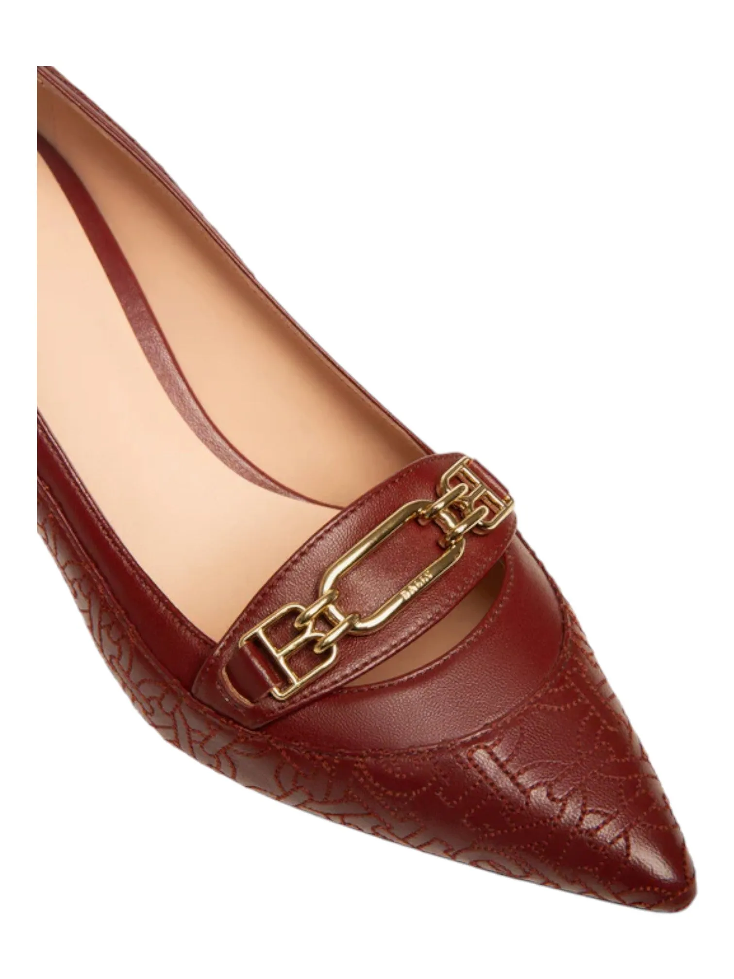 Bally Daika 6239464 Ladies Heritage Red Leather Pumps
