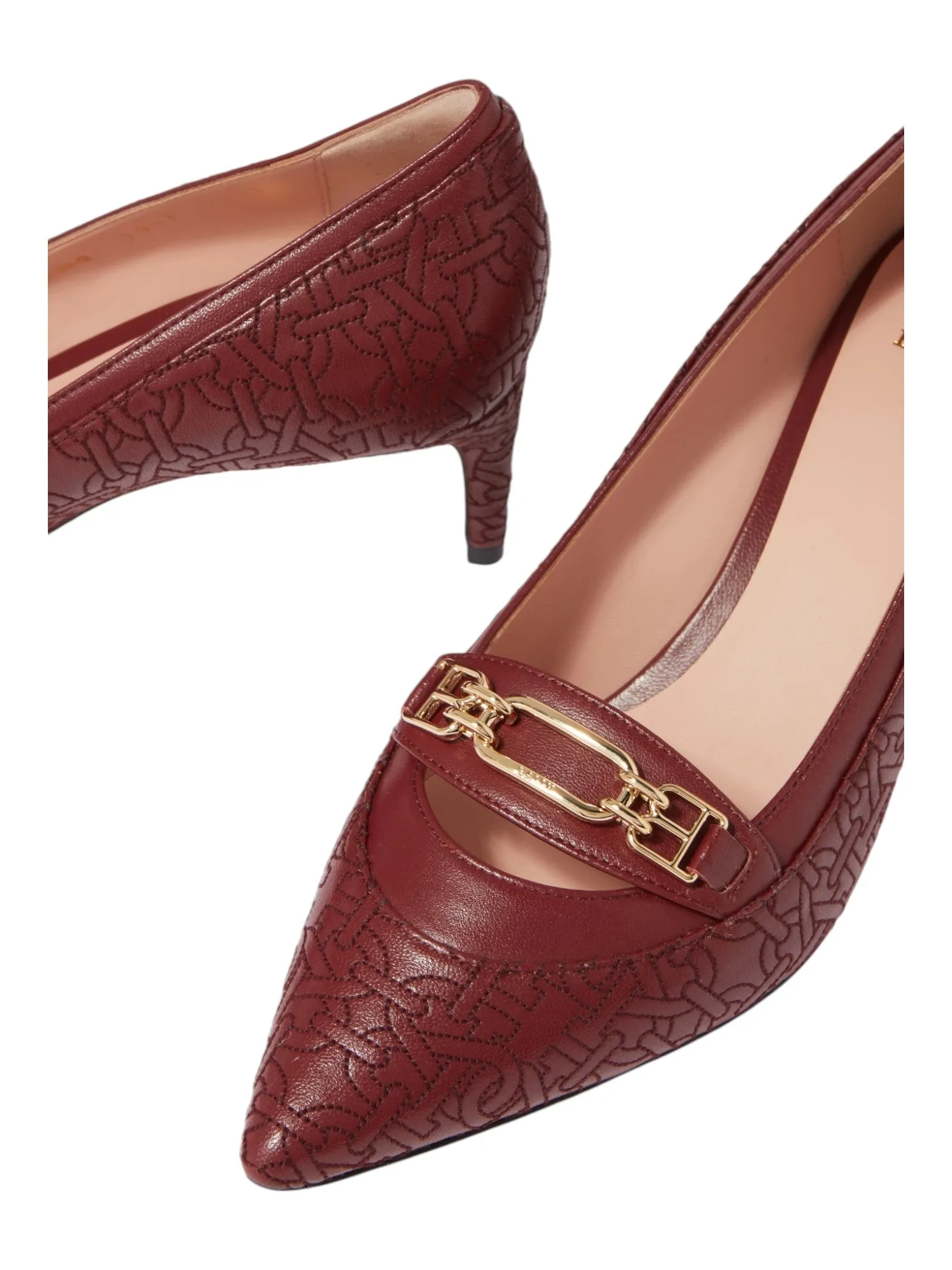 Bally Daika 6239464 Ladies Heritage Red Leather Pumps