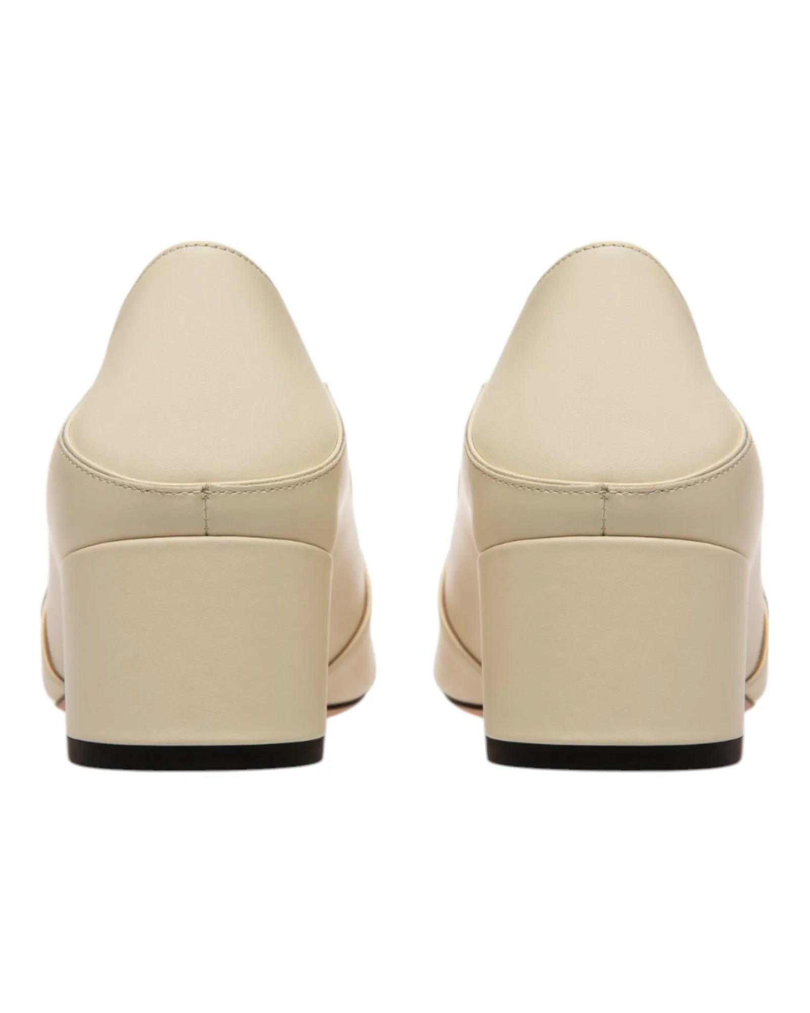 Bally Janelle 6225789 Women's Bone Calf Plain Leather Pumps