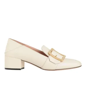 Bally Janelle 6225789 Women's Bone Calf Plain Leather Pumps