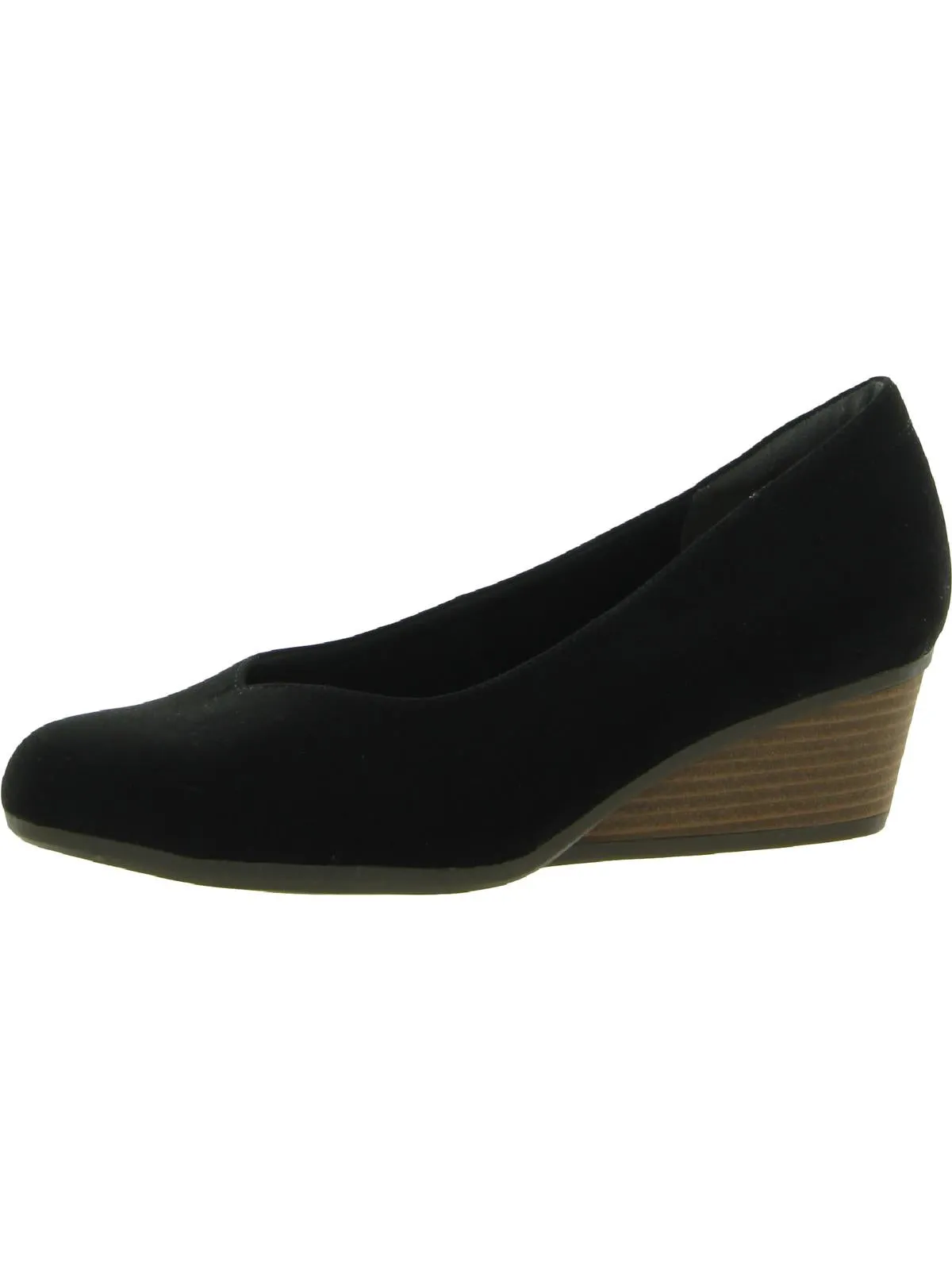 Be Ready Womens Comfort Insole Slip On Wedge Heels