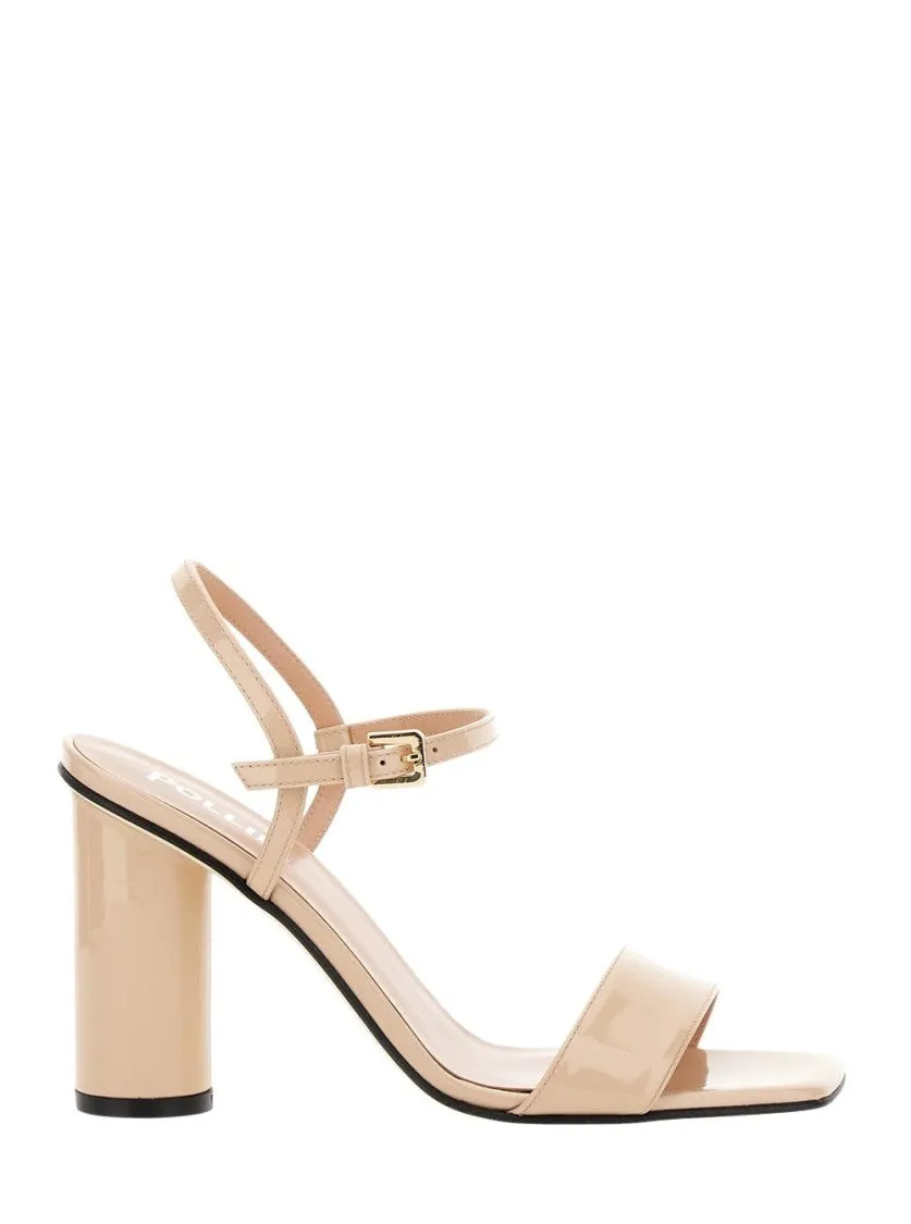 Beige Pumps With Square Toe