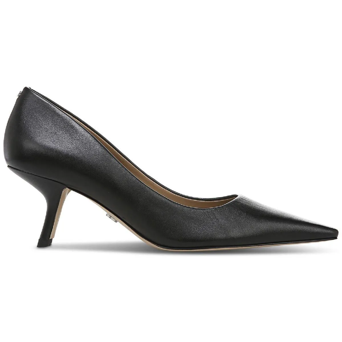 Bianka Womens Laceless Pointed Toe Kitten Heels