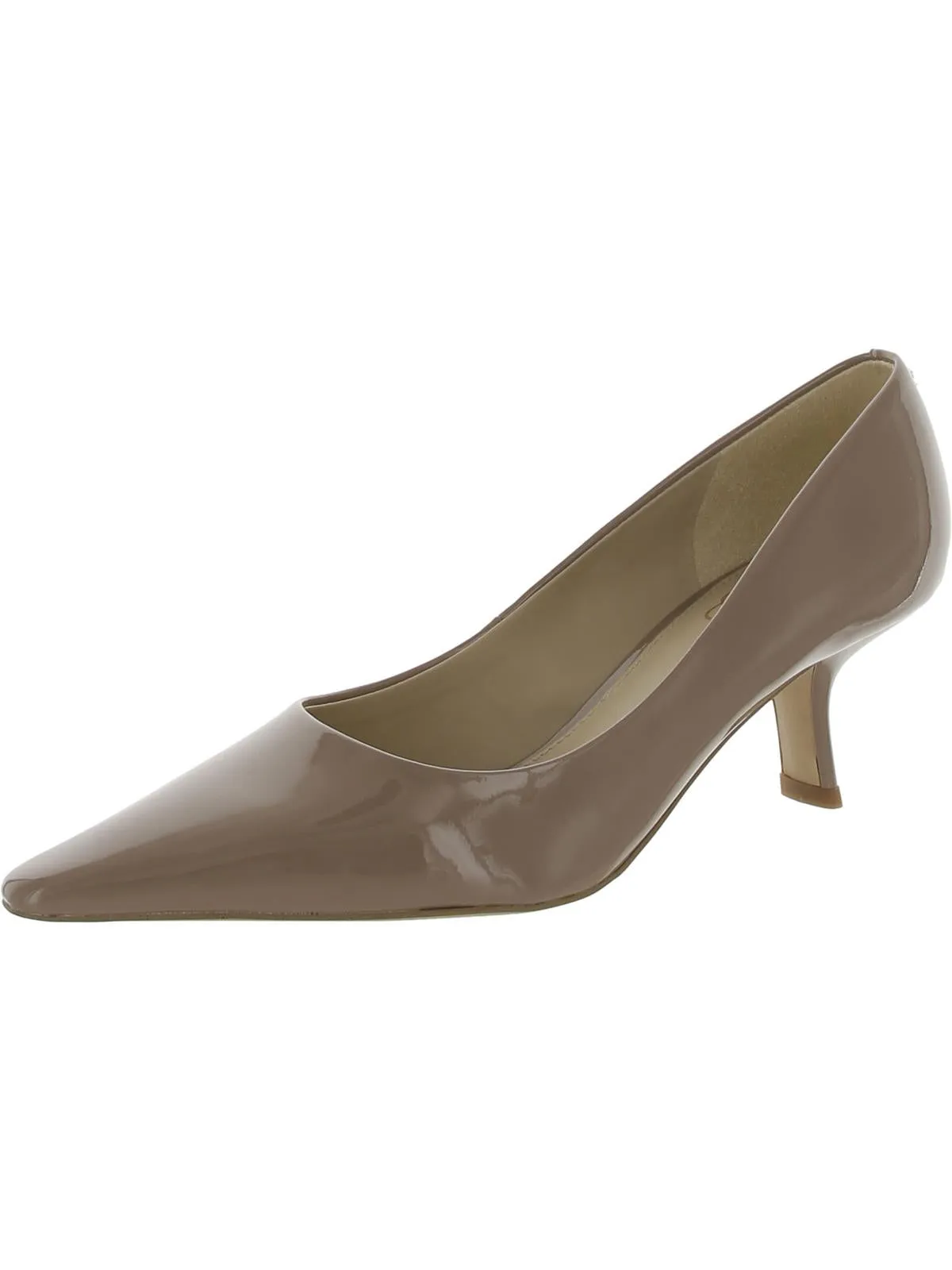 Bianka Womens Laceless Pointed Toe Kitten Heels