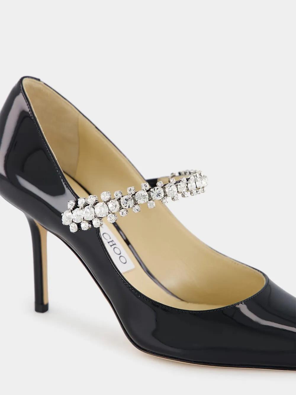 Black Patent Leather Bing Pumps