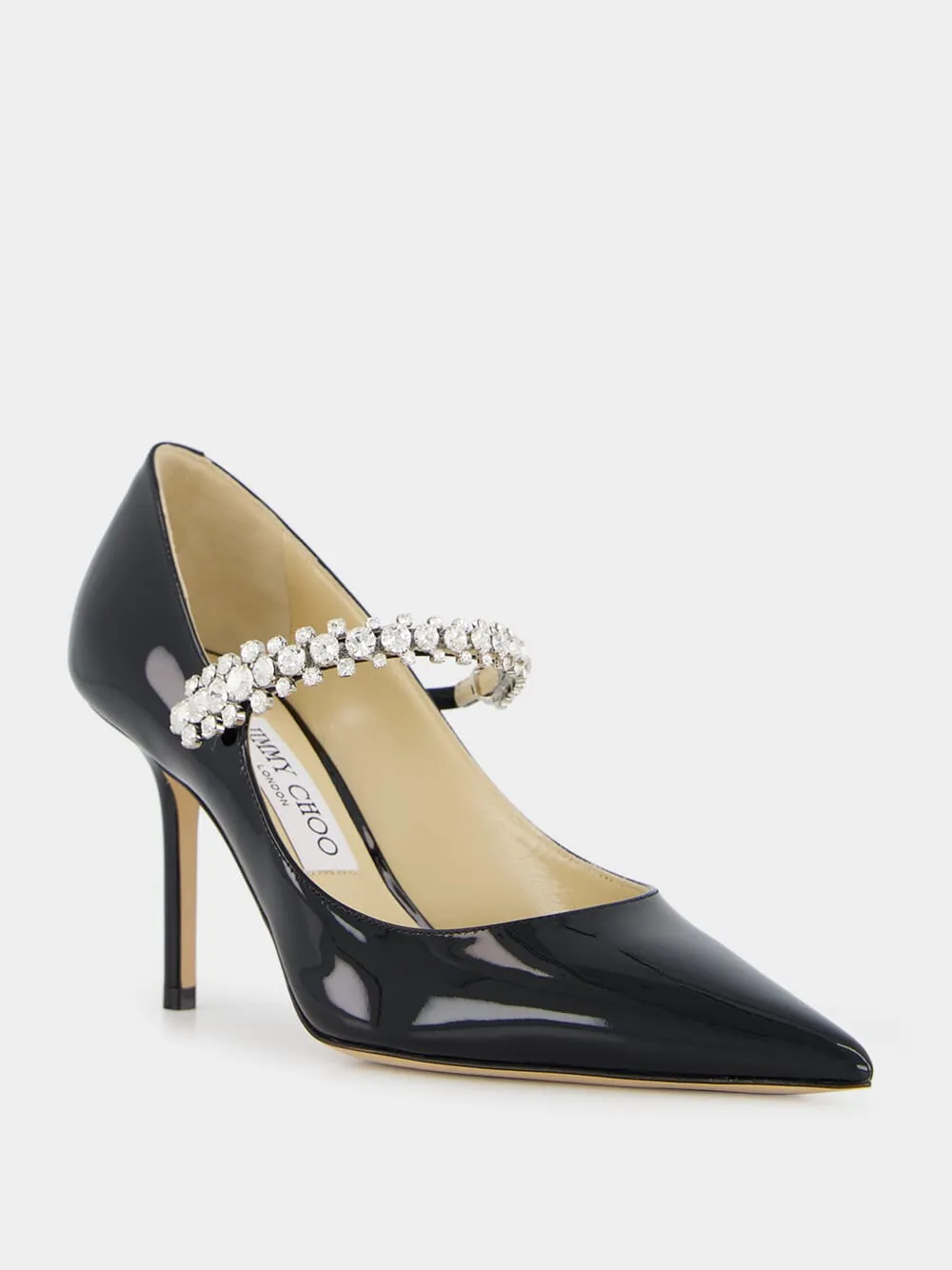 Black Patent Leather Bing Pumps