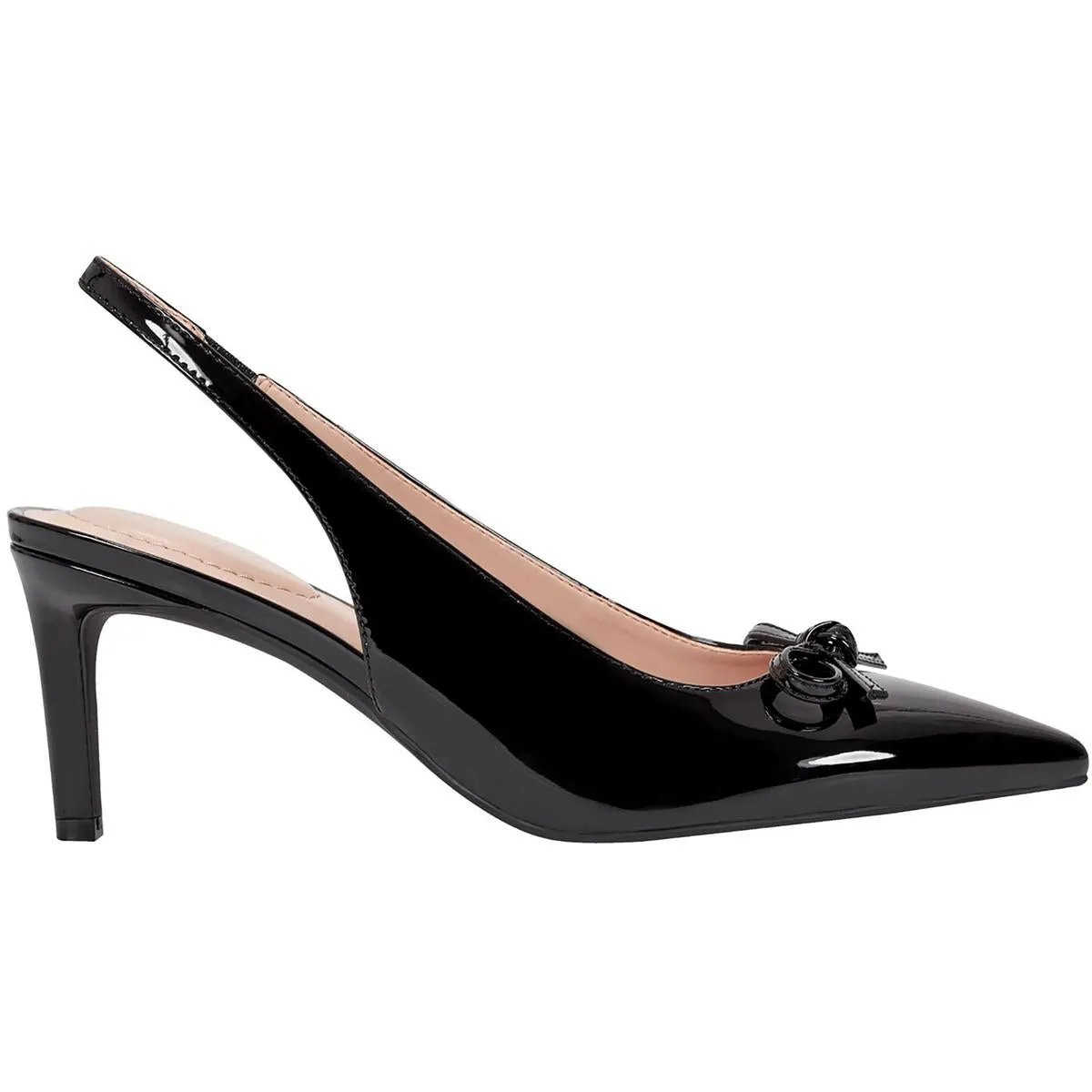 bnSHANE Womens Bow Manmade Pumps