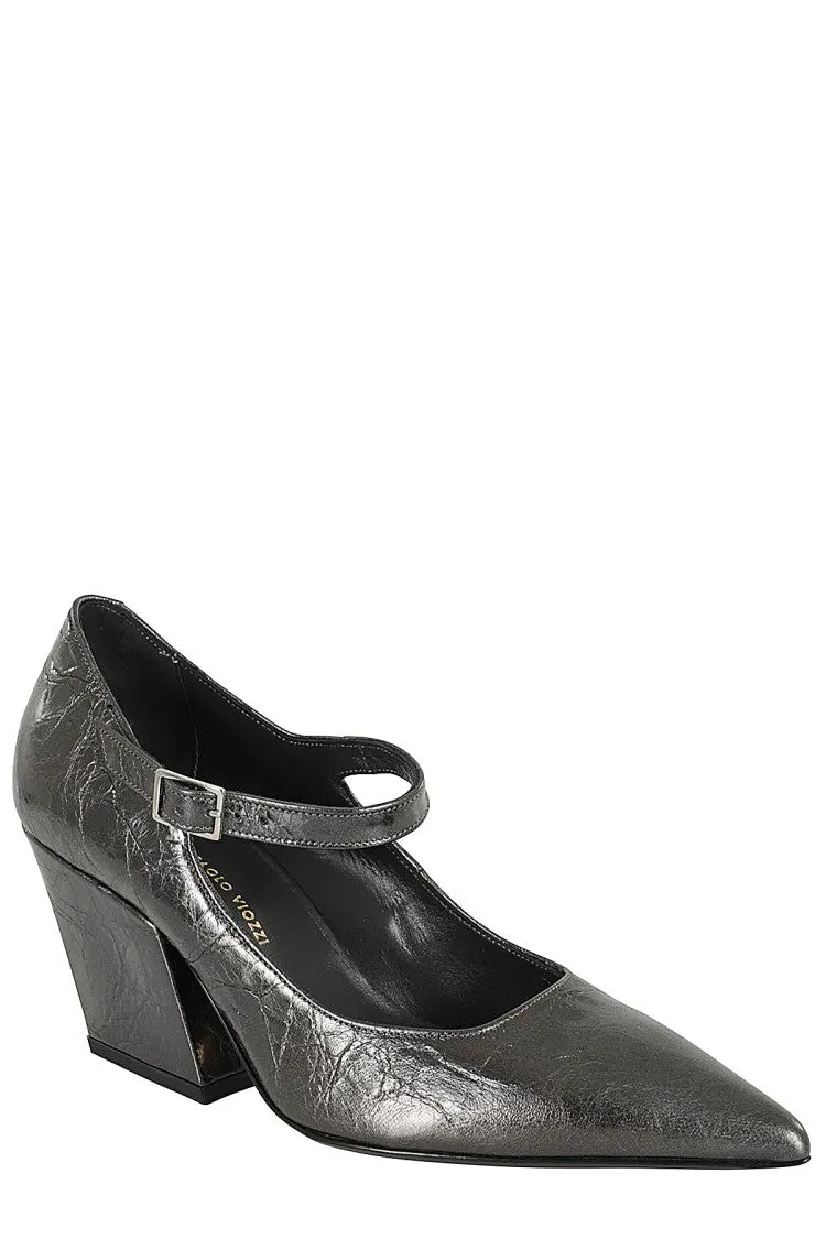 Bomber Lame Pumps