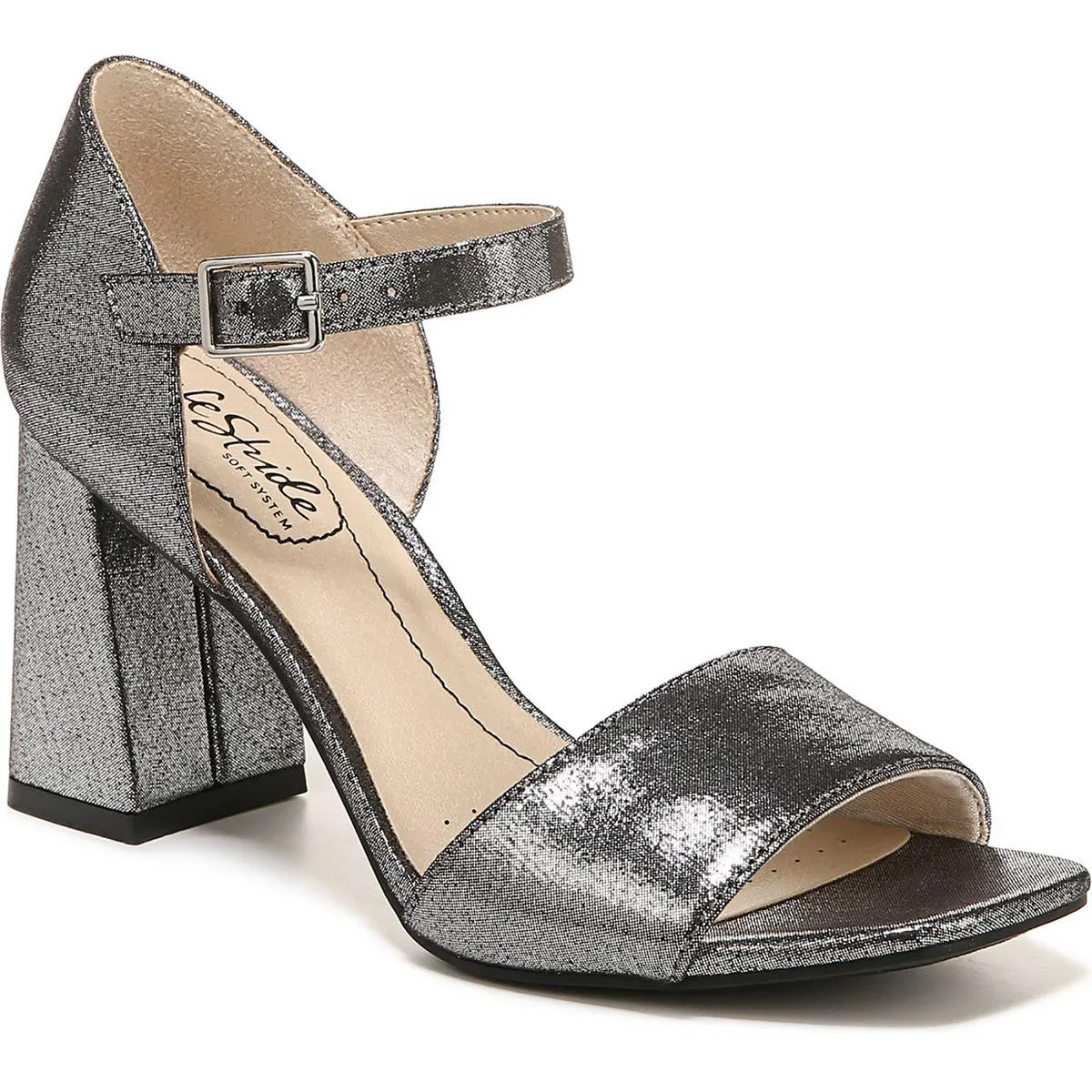 Bombshell Womens Open Toe Sandal Block Heels