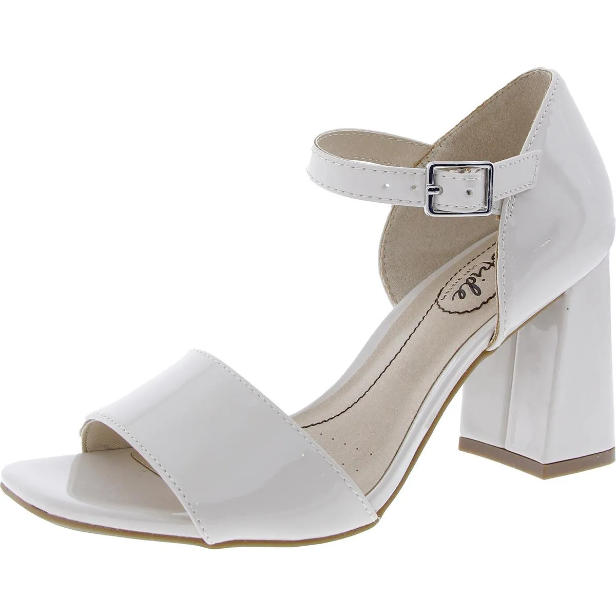 Bombshell Womens Open Toe Sandal Block Heels