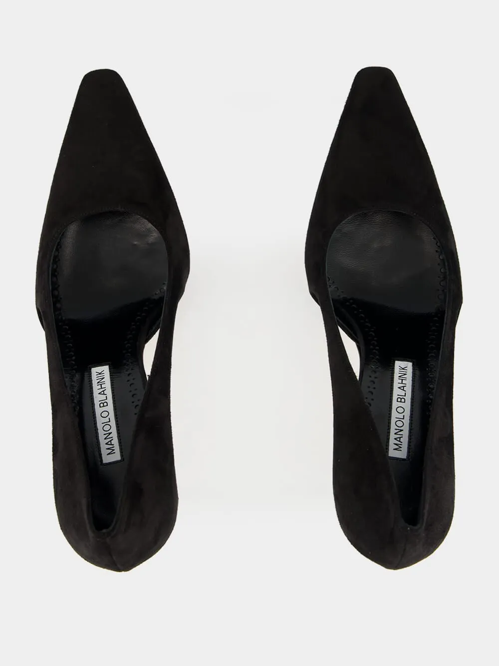 Boukefalos Black Suede Pumps