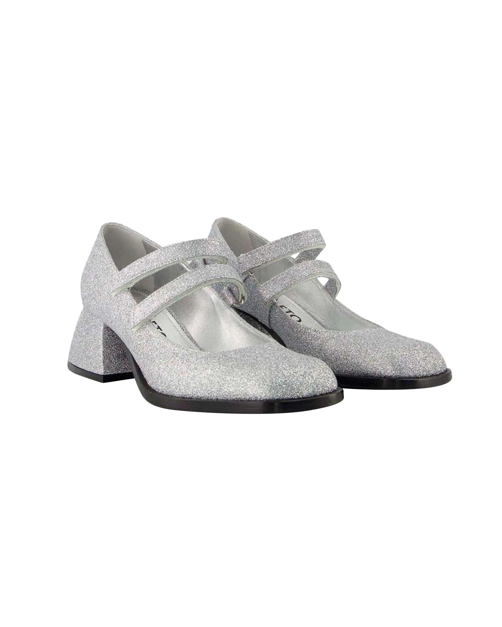 Bulla Bacara Pumps - Nodaleto - Silver Glitter - Leather