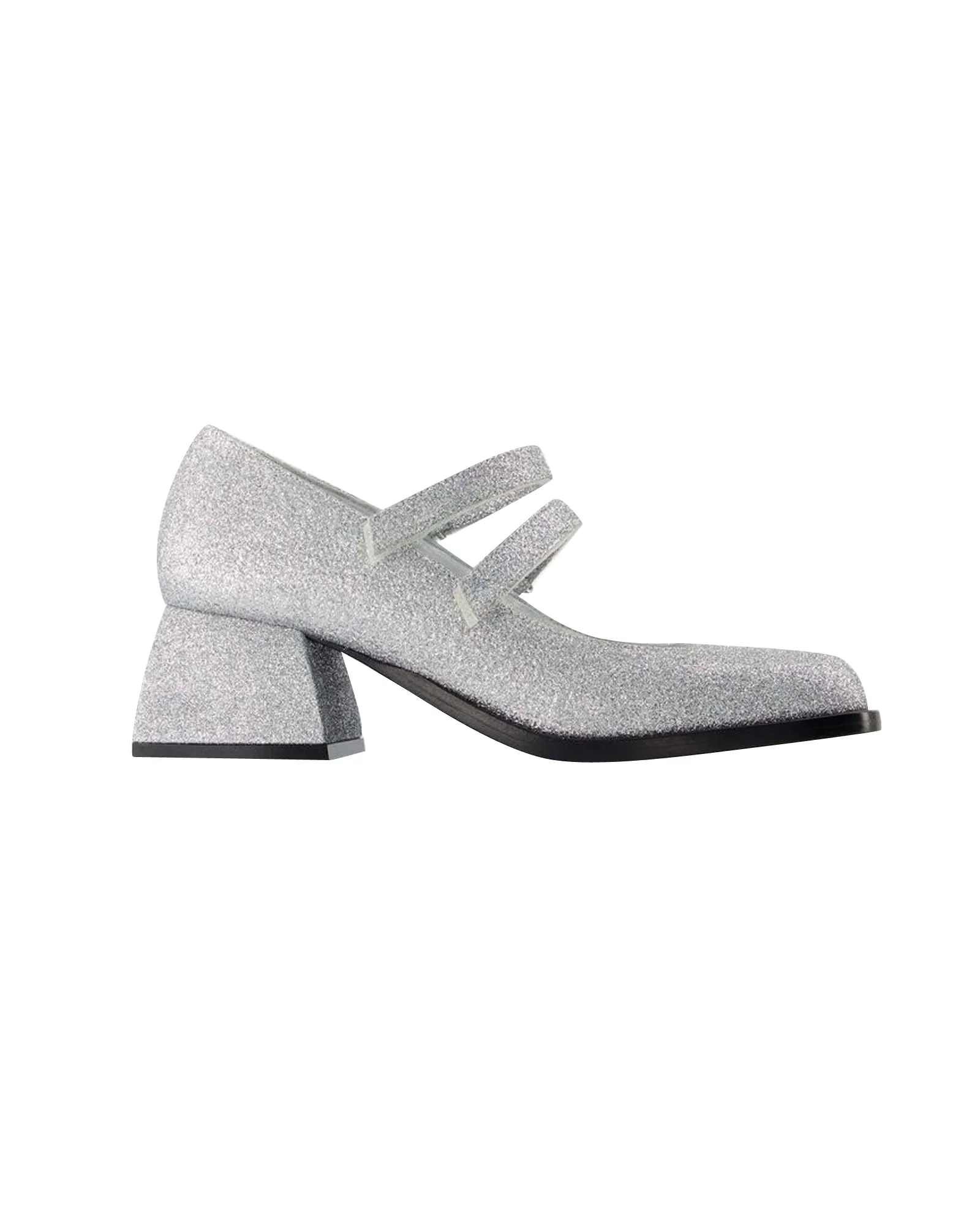 Bulla Bacara Pumps - Nodaleto - Silver Glitter - Leather