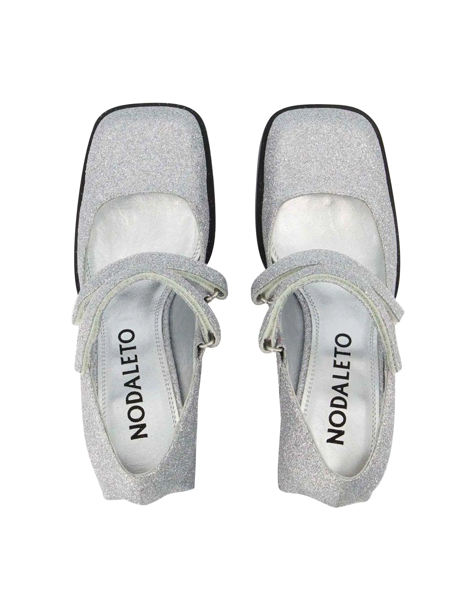 Bulla Bacara Pumps - Nodaleto - Silver Glitter - Leather