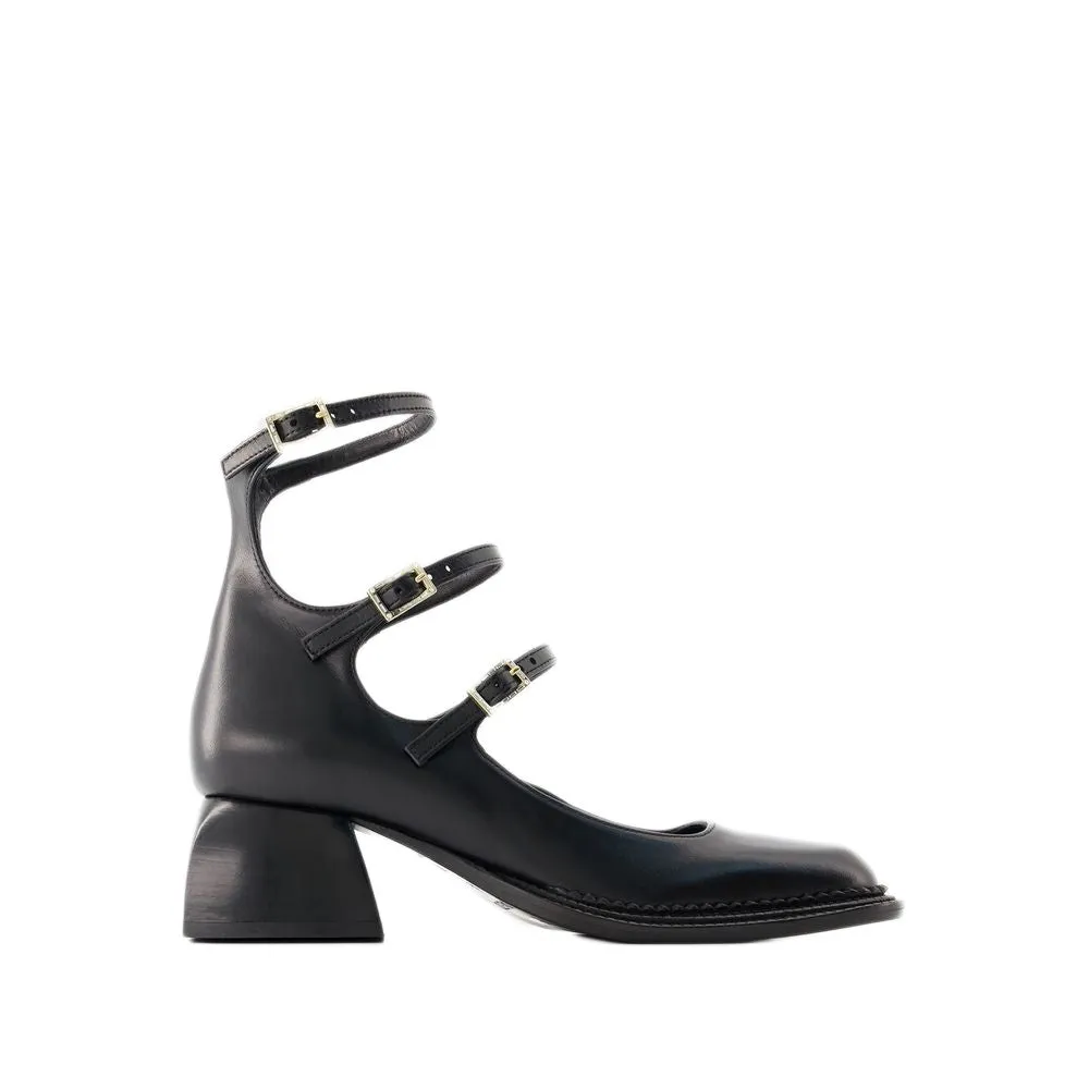 Bulla London Pumps - Leather - Black