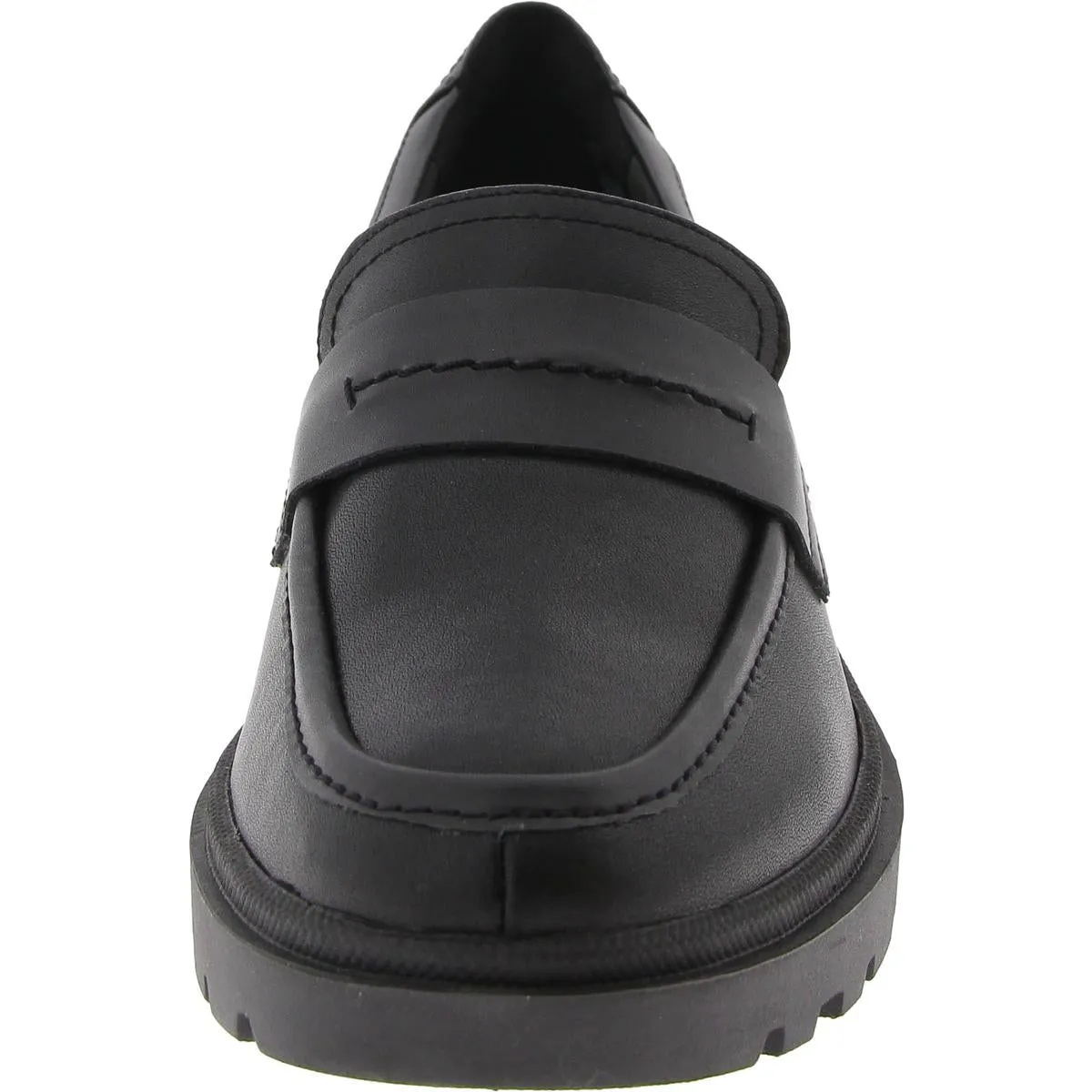Calla Ease Womens Leather Slip On Loafer Heels