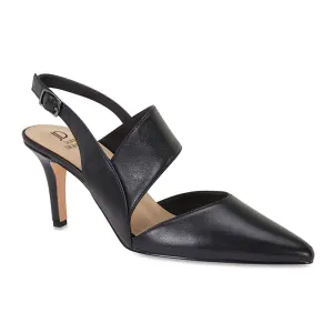 Callista Heel in Black Leather