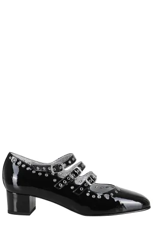 Camden Pumps With Metal Eyelet Inserts