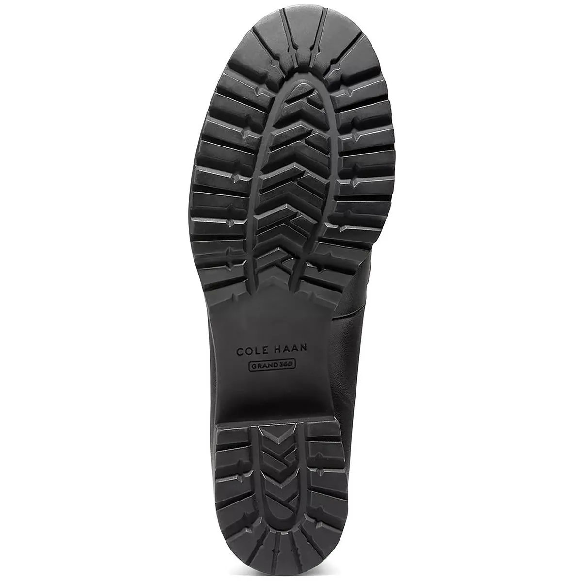 Camea Lug Loafer Womens Leather Embossed Loafer Heels